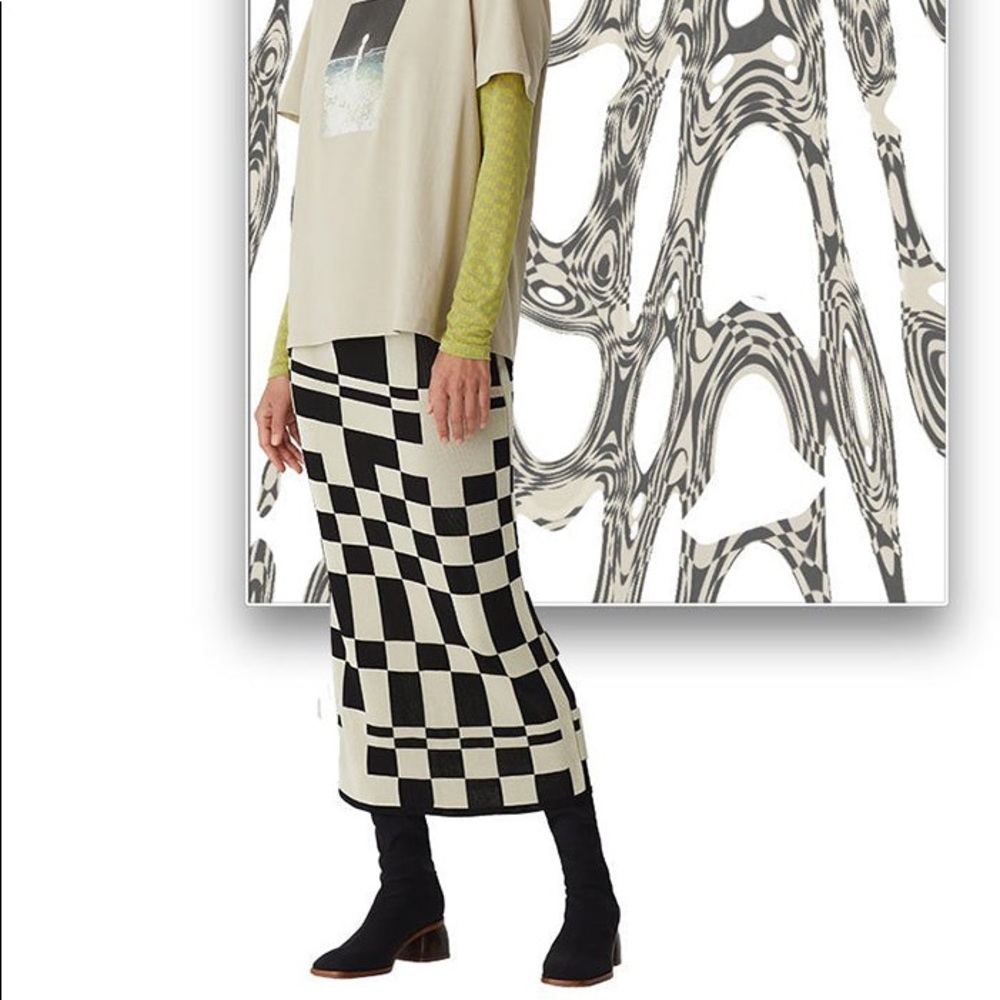 Paloma Wool Checkered Wilshire skirt